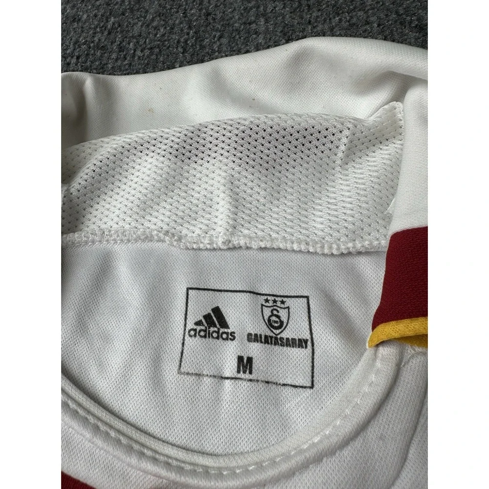 Mens Soccer Adidas Galatasaray Away ClimaCool White Red Jersey 2006, Size M